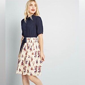 ModCloth Adored Duet A-Line Dress